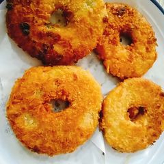 A picture of Potato donuts.