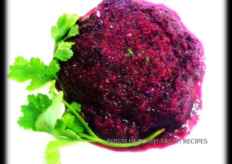 Easiest Way to Make Quick Beetroot Chutney