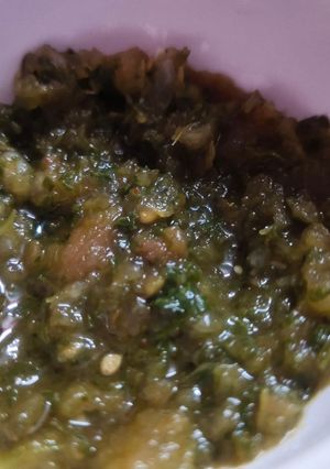 A picture of Pudina Chutney.
