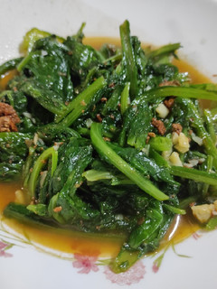 肉燥醬炒A菜(簡單料理) 的食譜成品照片