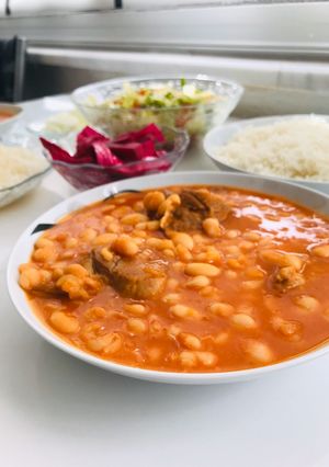 صورة لوصفة فاصوليا باللحم 🍛❤️