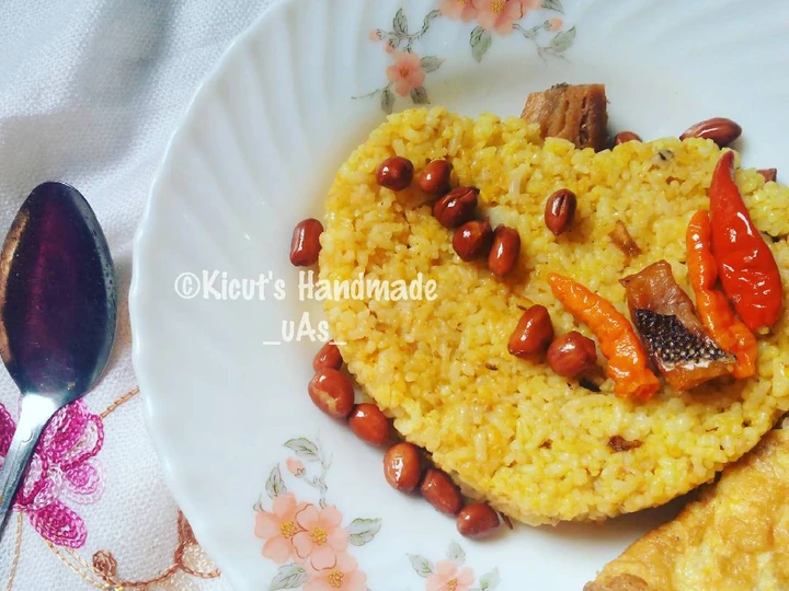 Cara Sederhana Menyiapkan Resep  Nasi Kuning Goreng Super Simple yang Menggugah Selera, Lezat Sekali