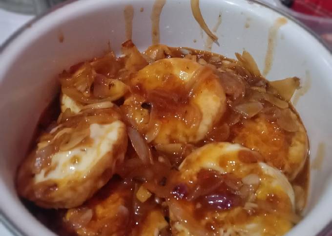 Resep Telur Ceplok Asam Manis Oleh Ningsih Cookpad