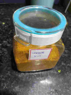 A picture of Sambar premix.