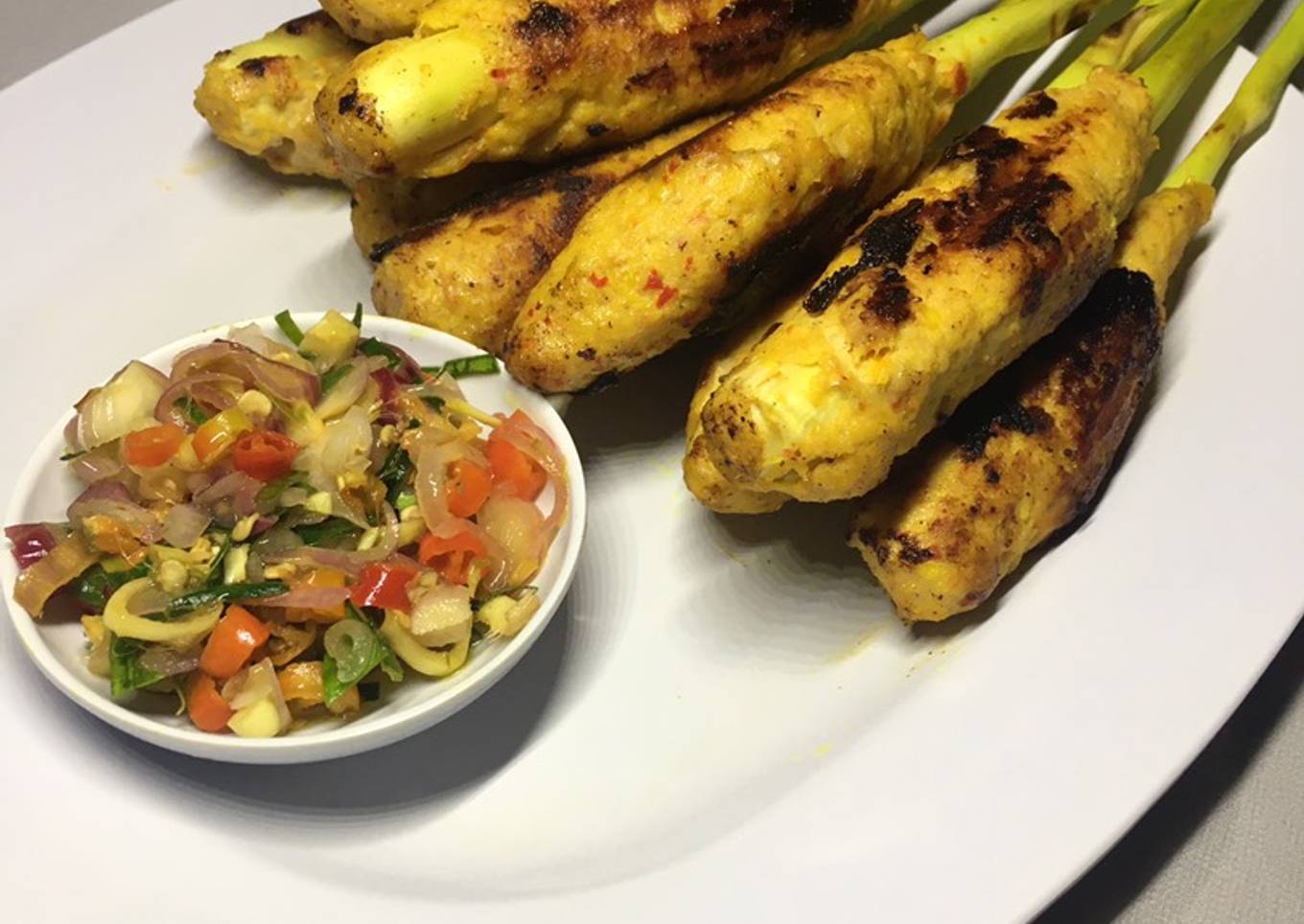 Sate lilit khas bali