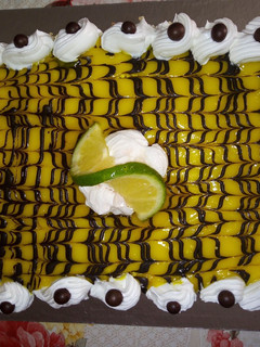 صورة لوصفة كعكة عيد ميلاد بذوق الليمون 🍋🍋🍋🍋