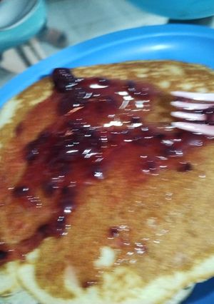 Una foto de Hot cakes tradicionales
