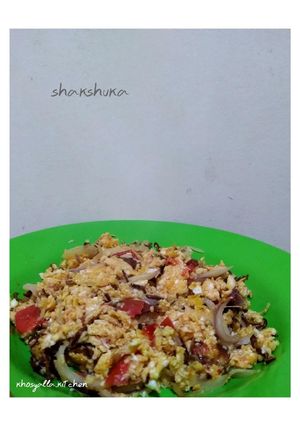 Foto resep Shakshuka/scramble egg