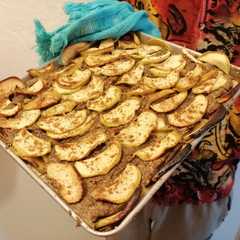 Una foto de Tarta de manzana sin gluten ni azúcar