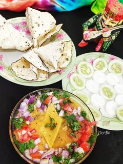 A picture of Dal Dhokli.