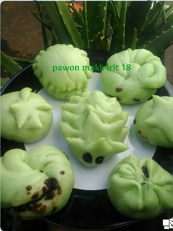 Cara Gampang Membuat Resep 🍞🌿bakpao pandan murmer takaran gelas,1※profing 🍃 yang Enak Banget Anti Ribet, Lezat