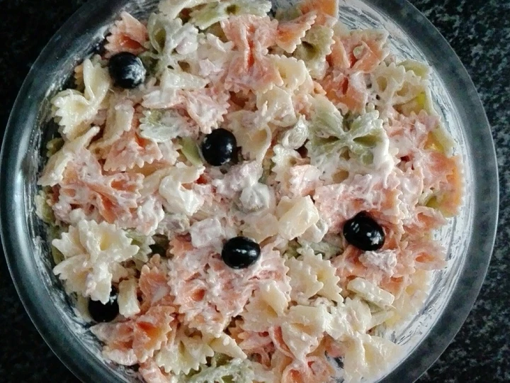Pasos sencillos para Preparar Ensalada de pasta  que Muy delicioso