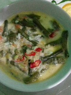 Foto resep Tumis Kacang Panjang Kuah Santan