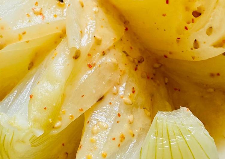 Steps to Make Speedy Stewed Miso Onion 🧅  (5 mins recipe)