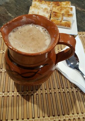 Una foto de Champurrado facilito