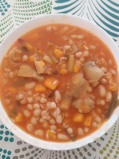 Una foto de Arroz con habichuelas