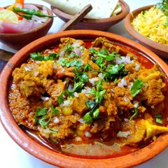A picture of Mutton keema curry.