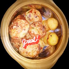 A picture of Potatoe cake.
