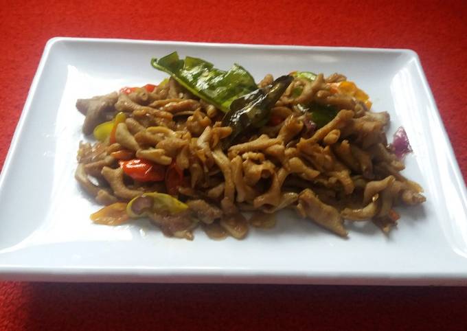 Langkah Mudah untuk Membuat Tumis usus ayam yang Menggugah Selera
