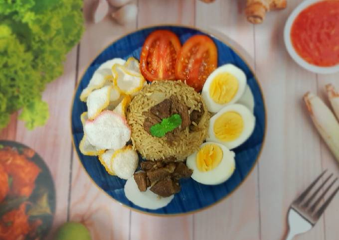 Nasi kebuli sapi ala2