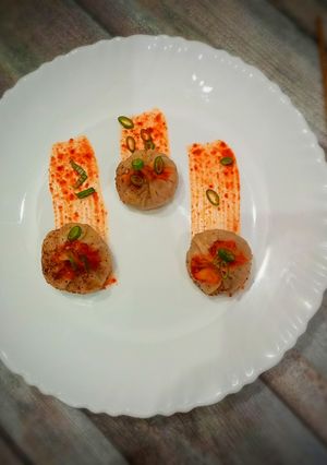 A picture of Veg momos.