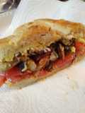 Leftover Roasted Pork on Cuban Bread