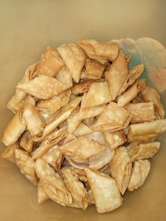 Foto resep Krupuk pangsit renyah