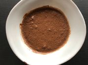 Une photo de mousse nutella
