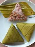 Nasi Merah Isi Daging Kukus