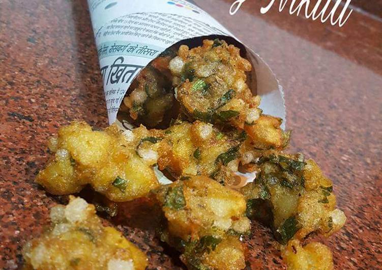 Recipe of Any-night-of-the-week Sabudana aloo pakode