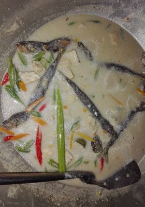 Foto resep Gulai tauco putih ikan serai campur