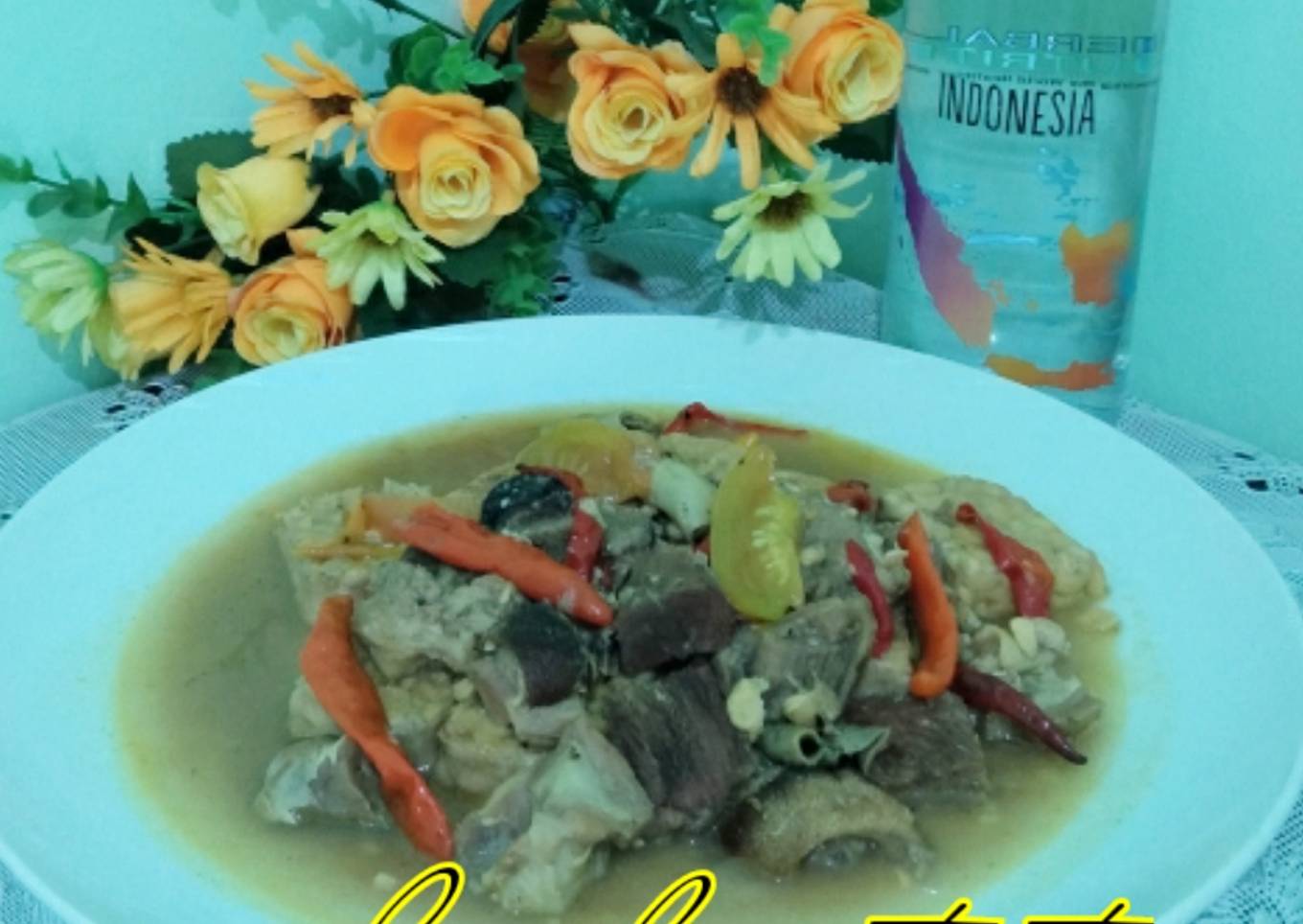 Mangut Daging Kepala Kambing