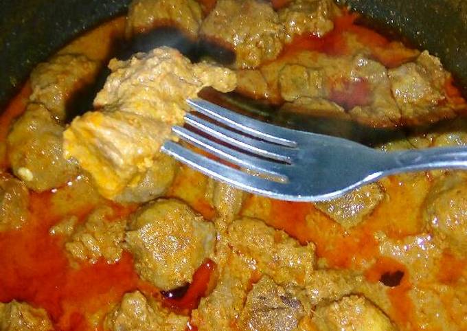 Rendang Daging Sapi Mudah