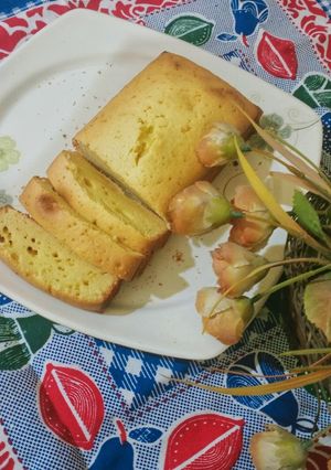 A picture of Lemon honey tea cake(without oven).