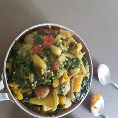 A picture of Saag ChadChadi.