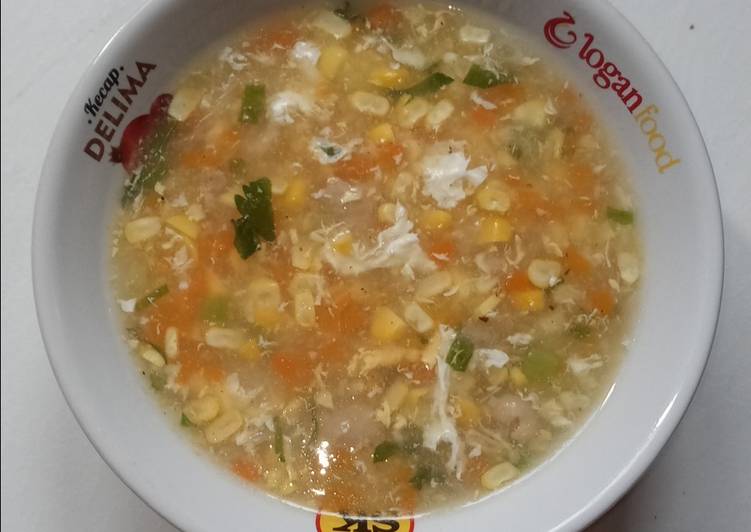 Cara membuat Sup jagung yang nikmat Untuk Jualan