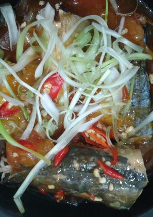 Hình của món Cá nục kho cà chua.