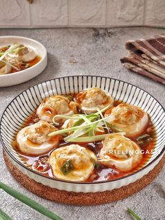 Foto resep Steamed Tofu Oriental