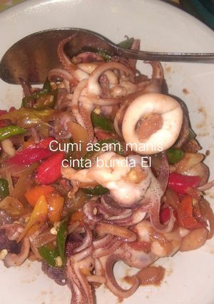 Foto resep Cumi asam manis Cinta