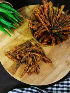 A picture of Crispy Ladies Finger / Kurkuri Bhindi.