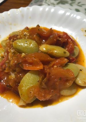 蕃茄蜜黃帝豆 的食譜成品照片