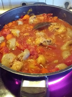Una foto de Rabos de cerdo con entomatada por el chef David rico rico arribe
