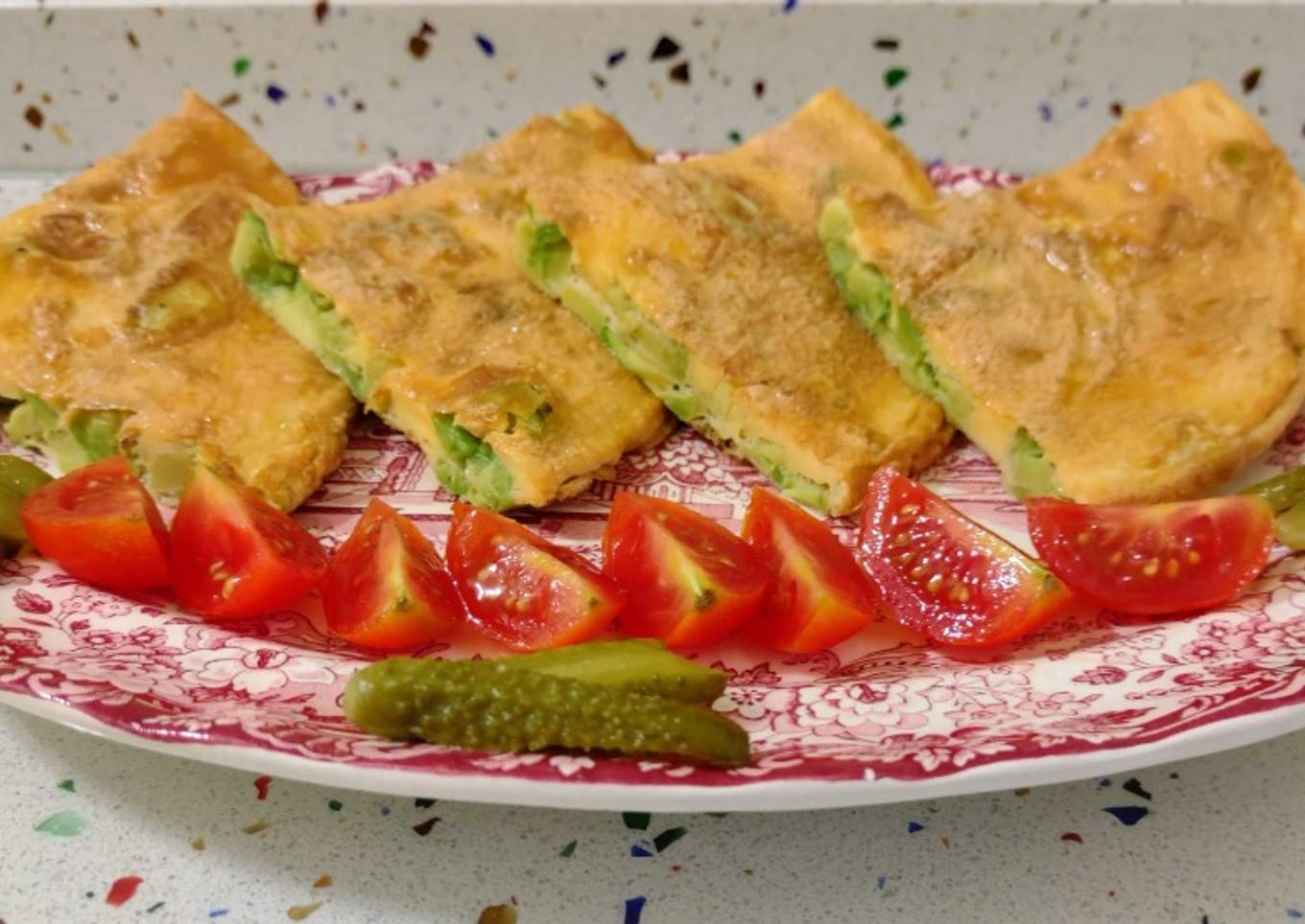 Tortilla de aguacate