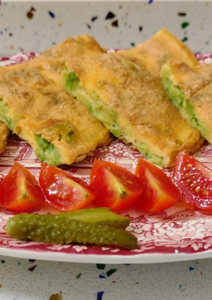 Una foto de Tortilla de aguacate