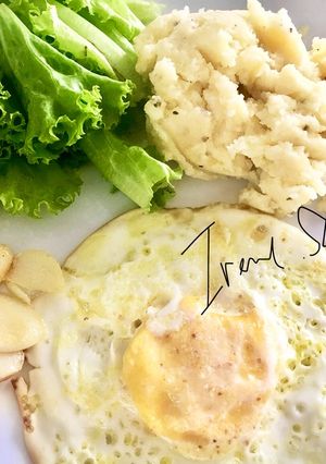 Foto resep Mashed Potatoes for breakfast (menu diabetes/diet/tekanan darah)