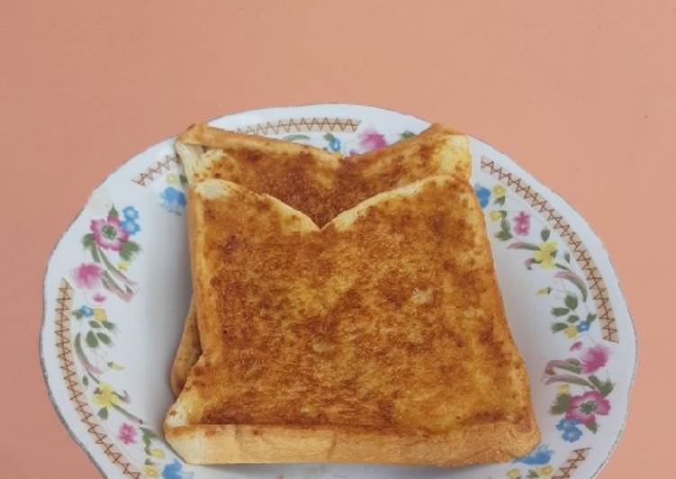 Cara Gampang Membuat Roti Bakar Brown Sugar, Enak Banget