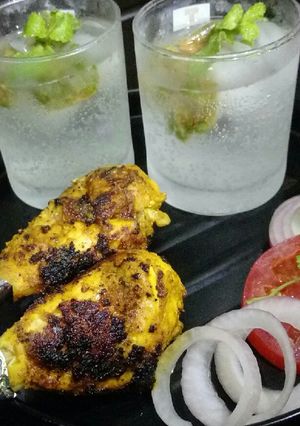 A picture of Lemon Ginger soda.