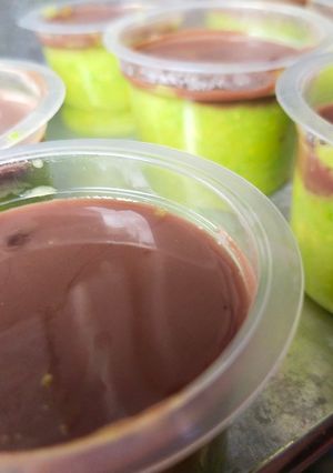 Foto resep Puding Alpukat Fla Cokelat