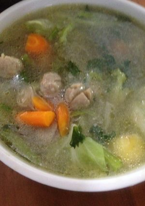 Foto resep Soup Bakso Daging