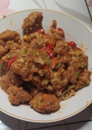 Foto resep Ayam tepung saos telur ayam